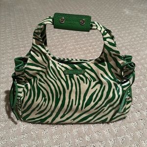 Kate Spade Green Zebra Purse